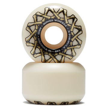 Bones X Formula Widecuts 99a V6 Wide-Cut Skateboard Wheels - 53mm