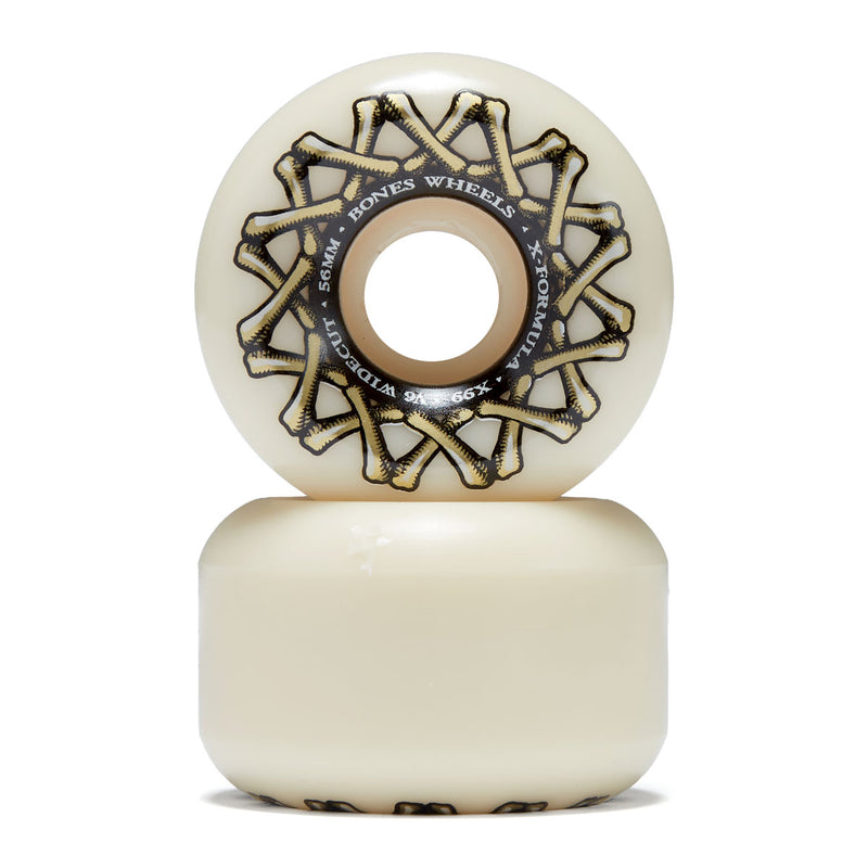Bones X Formula Widecuts 99a V6 Wide-Cut Skateboard Wheels - 56mm