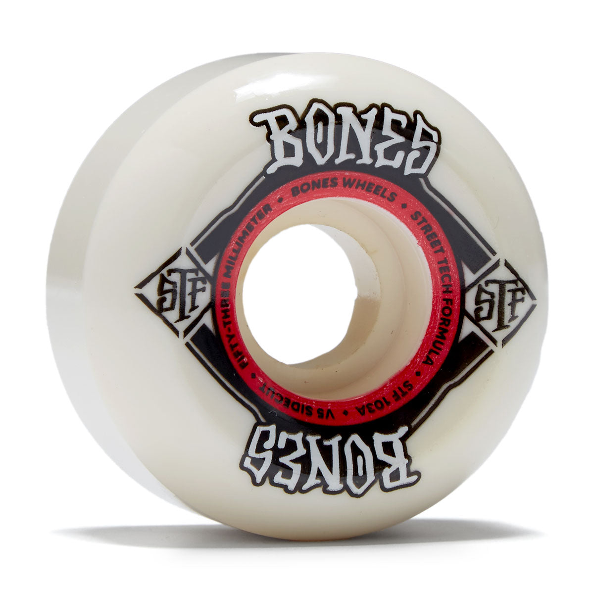 Bones STF Wides 103a V4 Wide Skateboard Wheels - 53mm – CCS