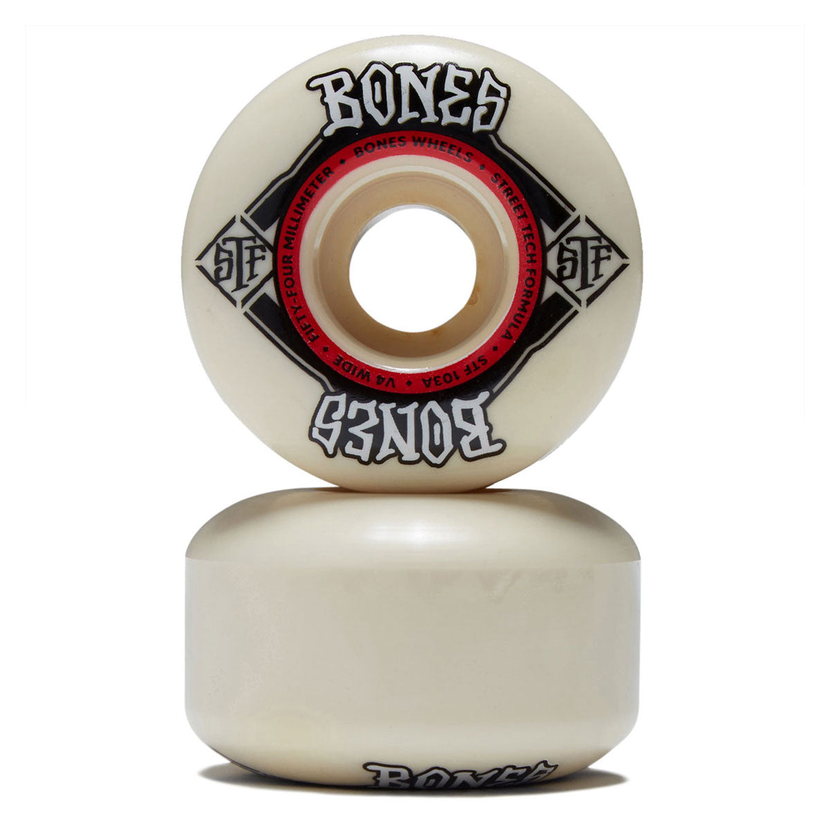 Bones STF Wides 103a V4 Wide Skateboard Wheels - 54mm image 2