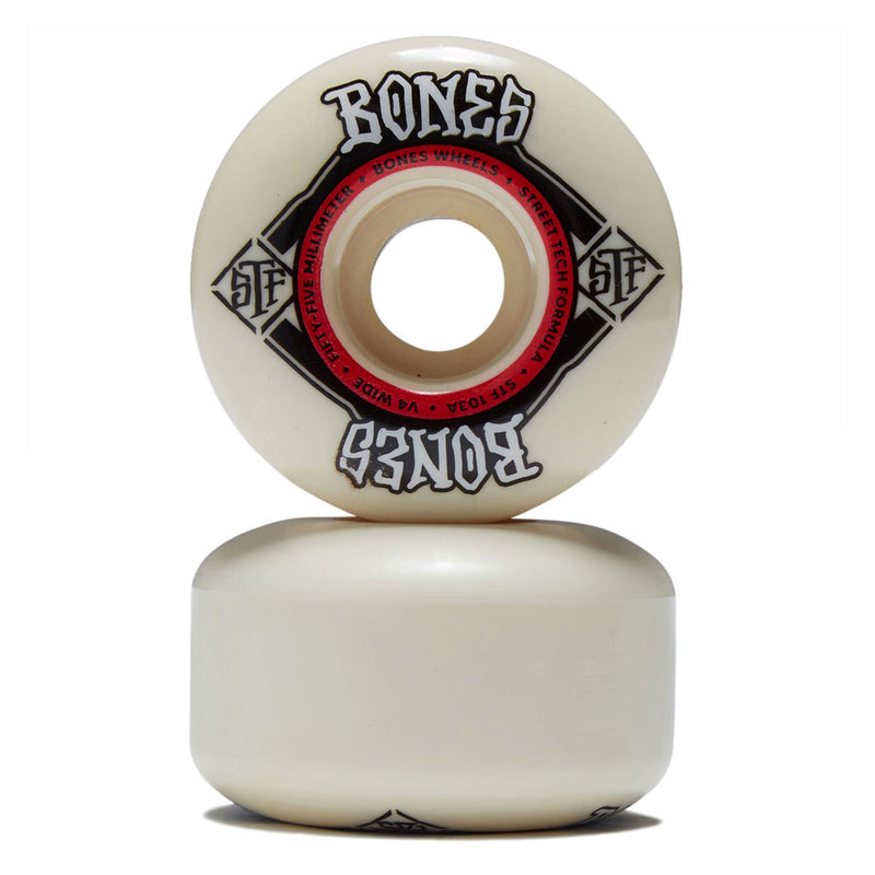 Bones STF Wides 103a V4 Wide Skateboard Wheels - 55mm