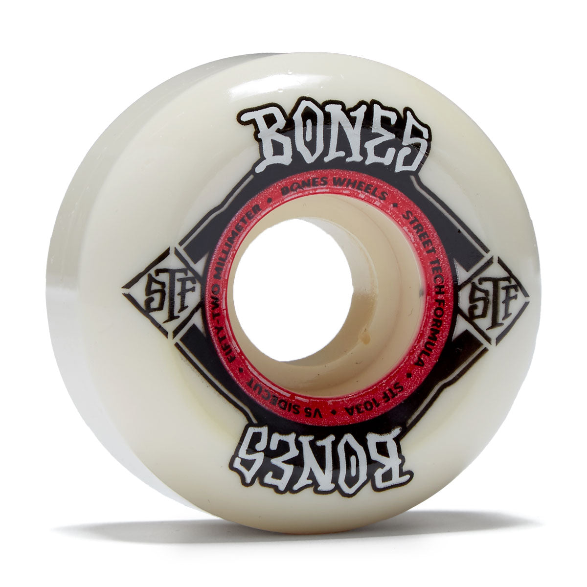 BONES WHEELS STF Skateboard Wheels Wide 53mm V4 99A 4pk