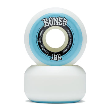 Bones 100s Sidecuts 100a V5 Sidecut Skateboard Wheels - White - 52mm