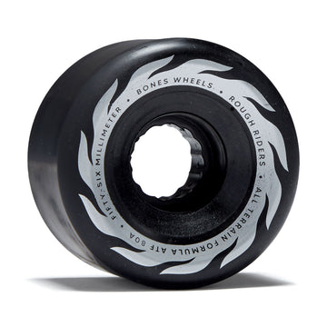 Bones ATF Rough Riders Eternal Flame 80a Skateboard Wheels - Black - 56mm