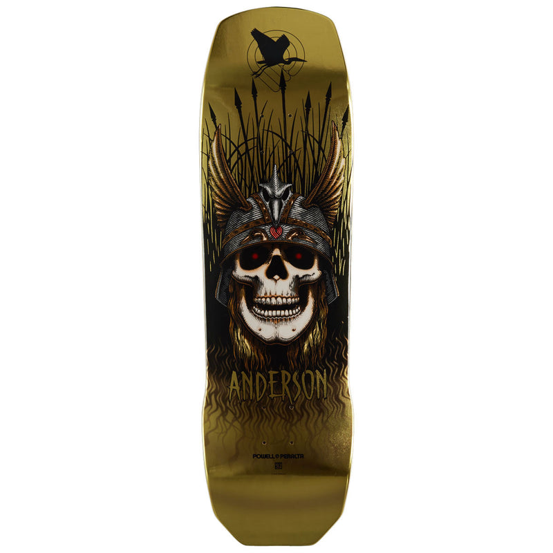 Powell-Peralta Andy Anderson Heron Skateboard Deck - Gold Foil - 9.13