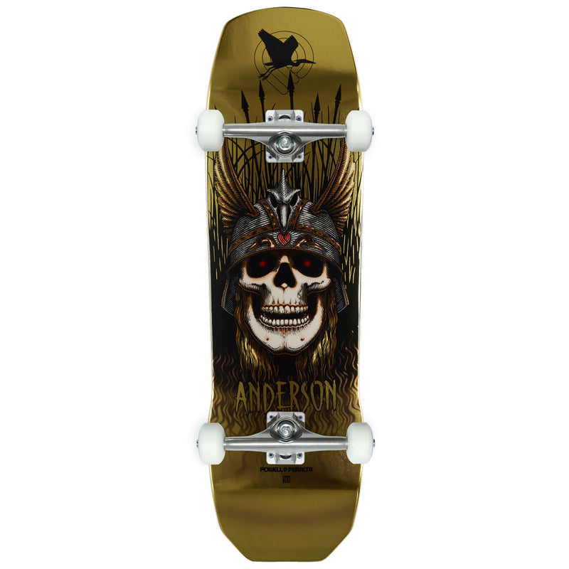 Powell-Peralta Andy Anderson Heron Skateboard Complete - Gold Foil - 9.13