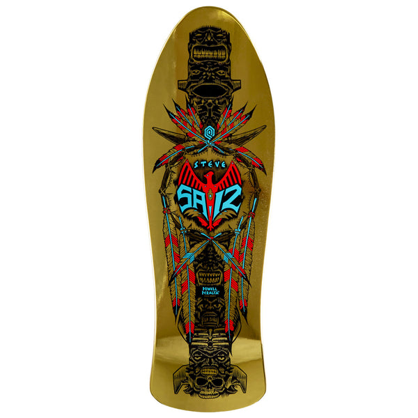Powell-Peralta Steve Saiz Totem 06 Skateboard Deck - Gold Foil