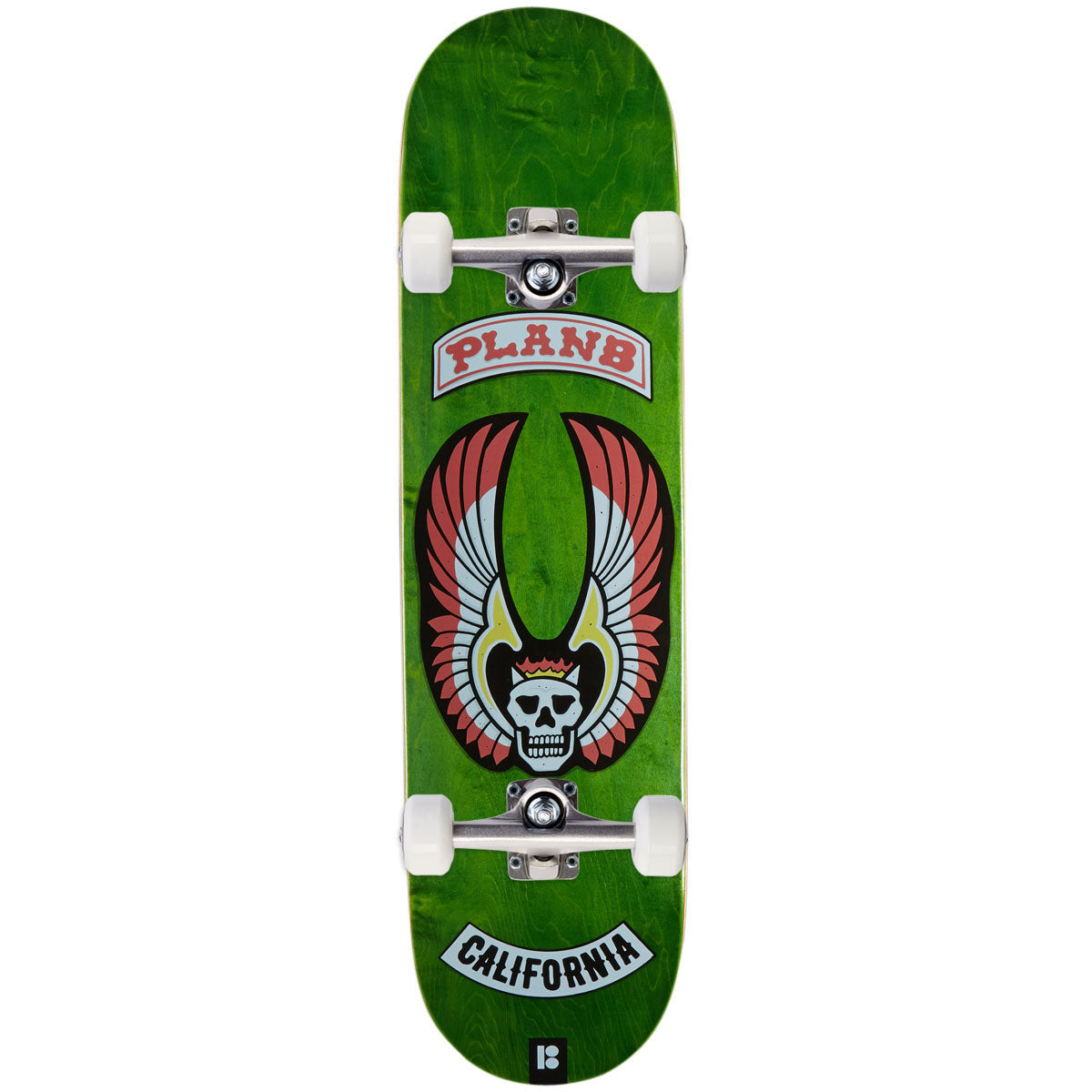 Plan B Warriors Leather Jacket Skateboard Complete - 8.25