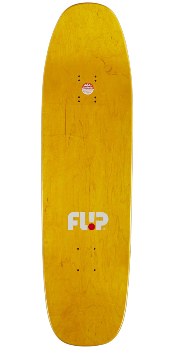Flip Mountain Spray Crest Skateboard Complete - Yellow - 9.00