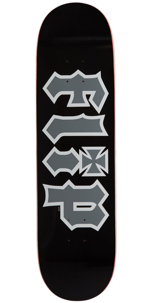 Flip Team HKD Skateboard Deck - Black - 8.25