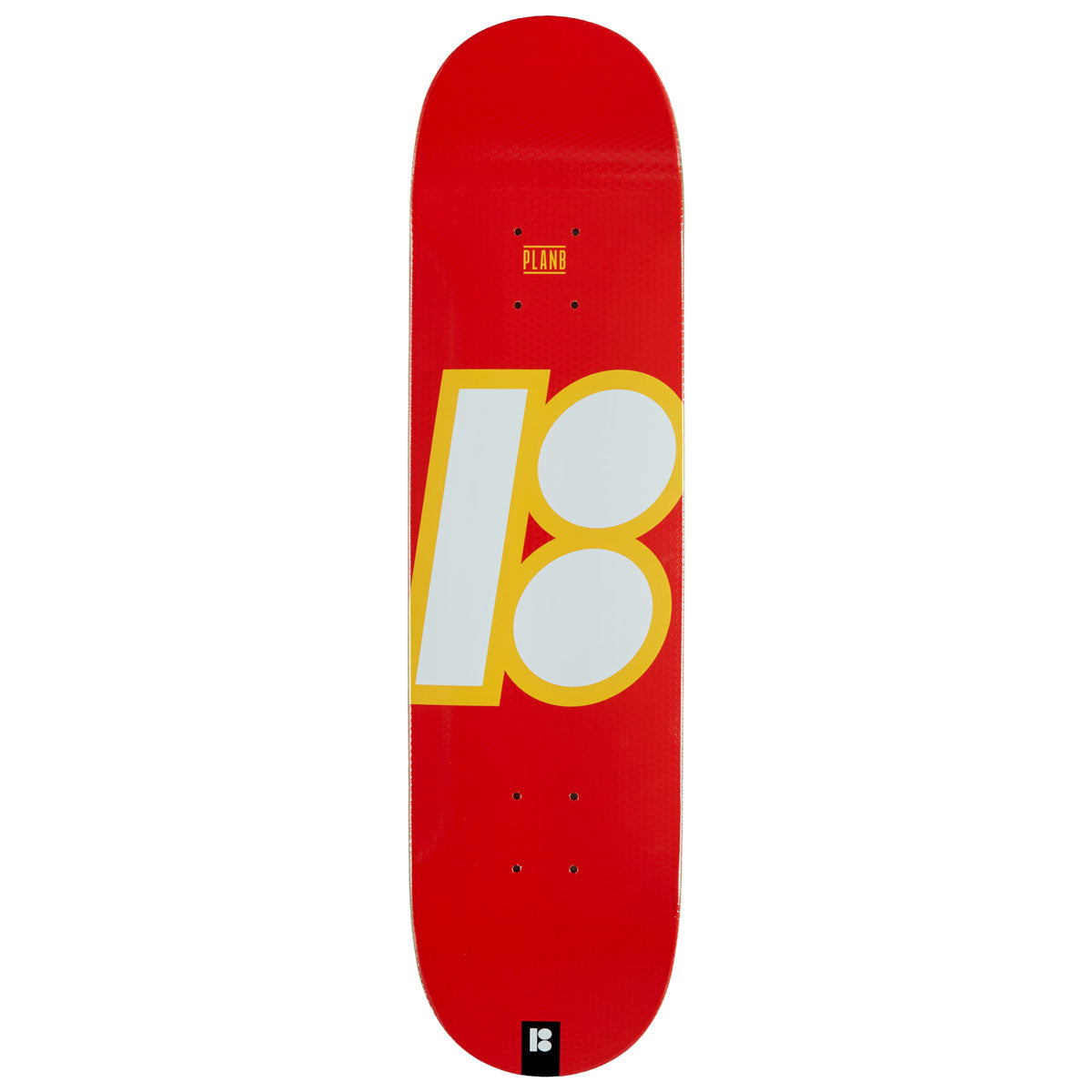 Plan B Slanted OG Skateboard Deck - Red - 8.00