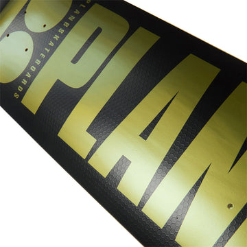 Plan B OG Skateboard Deck - Gold - 8.50