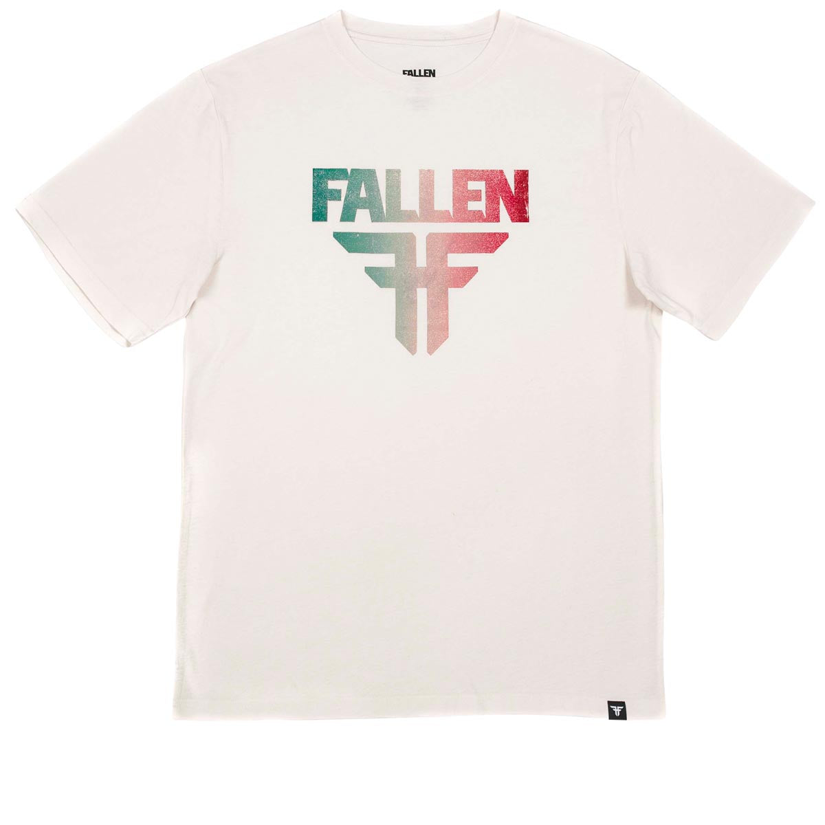Fallen Insignia T-Shirt - Off White/Green image 1