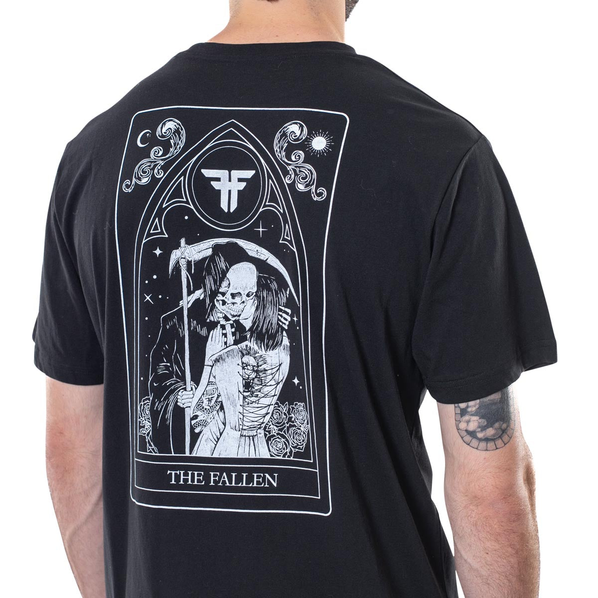 Fallen Death's Embrace T-Shirt - Black/White image 5