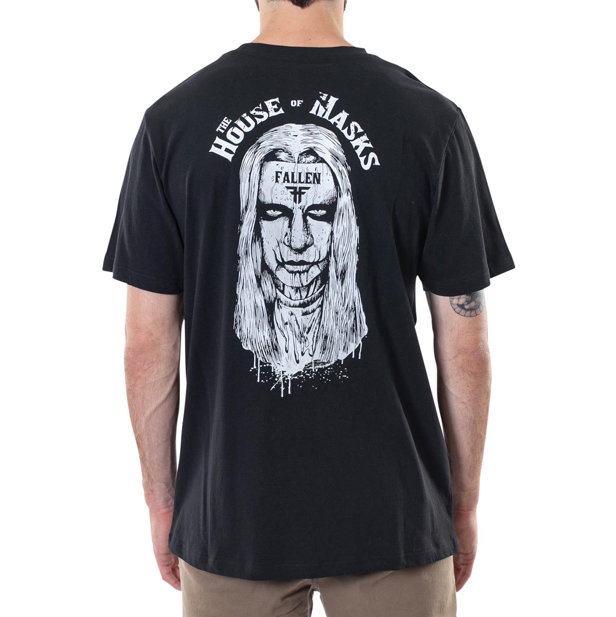 Fallen House Of Masks T-Shirt - Black/White image 3