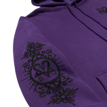 Fallen x Bam Hoodie - Purple/Black