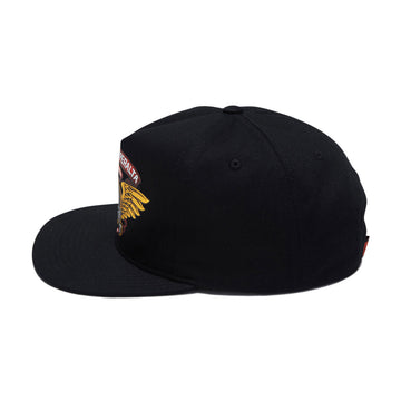 Powell-Peralta Winged Ripper Snapback Hat - Black