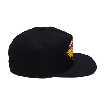Powell-Peralta Winged Ripper Snapback Hat - Black