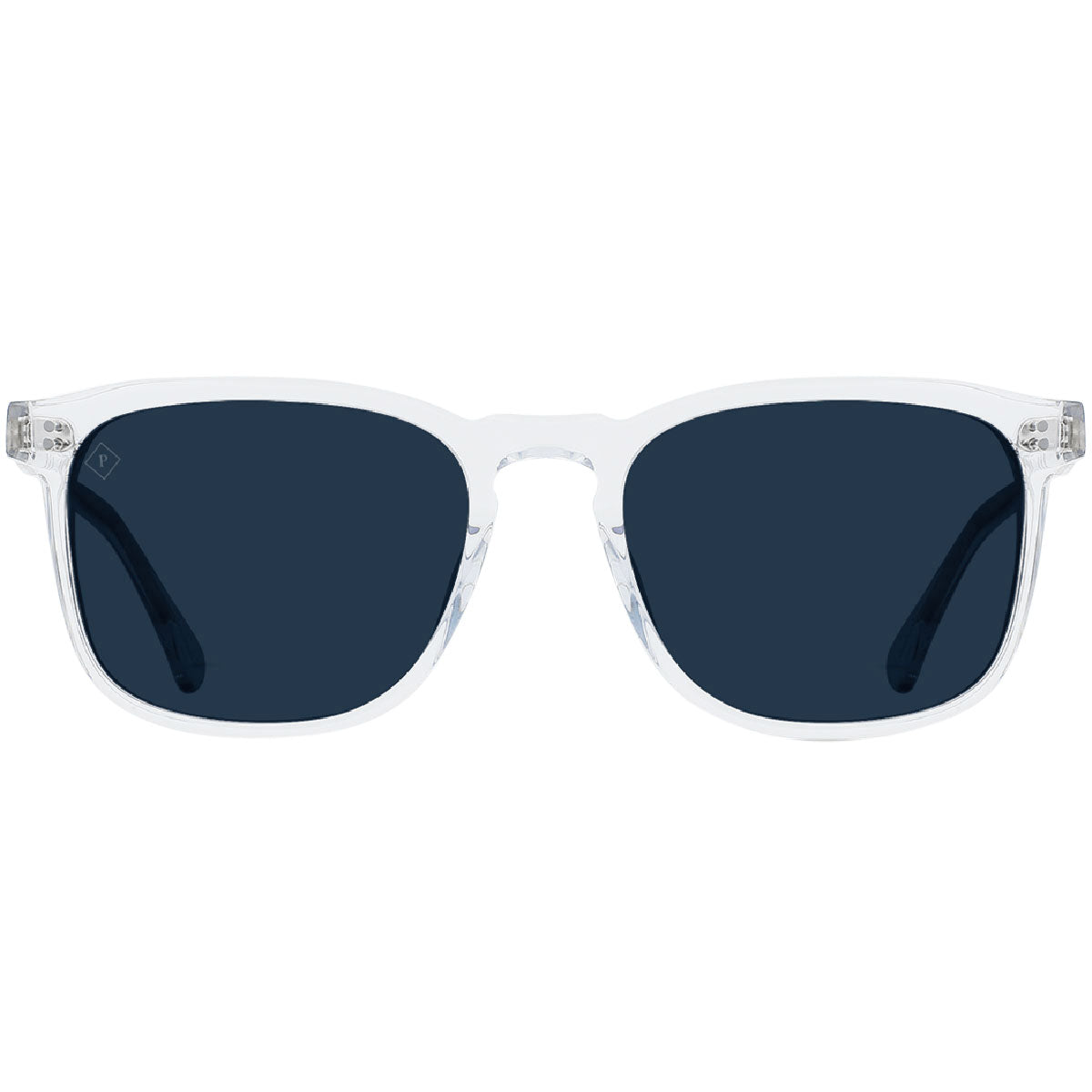 Raen Wiley 54 Sunglasses - Crystal Clear/Polarized Blue image 2
