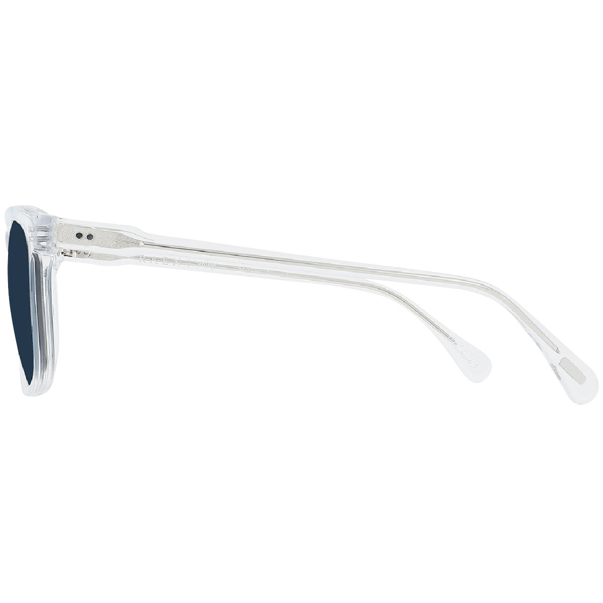 Raen Wiley 54 Sunglasses - Crystal Clear/Polarized Blue image 3