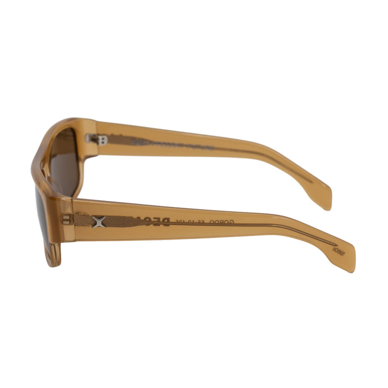 Decade Gordo 80s Sunglasses - Light Brown Acetate/Light Brown CR39