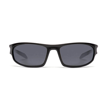 Decade Carsen 00s Sunglasses - Matte Black Nylon/Grey Polycarbonate