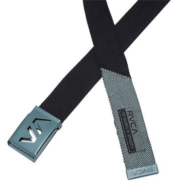 RVCA Grafted Web Belt - Midnight Green