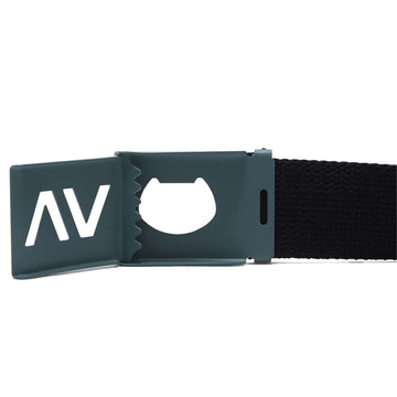 RVCA Grafted Web Belt - Midnight Green