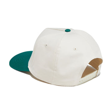 Jones Legacy Script Snapback Hat - Natural/Green