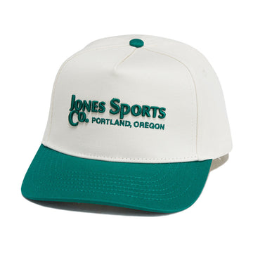 Jones Legacy Founders Mark Snapback Hat - Natural/Green