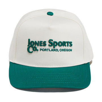 Jones Legacy Founders Mark Snapback Hat - Natural/Green