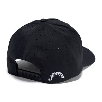 Jones Athletic Utility Curved Snapback Hat - Black