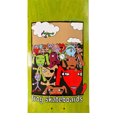 Frog Party Monster Pat Gallaher Skateboard Deck - 8.25
