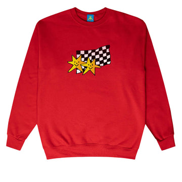 Frog Premium Stars Crewneck Sweatshirt - Red