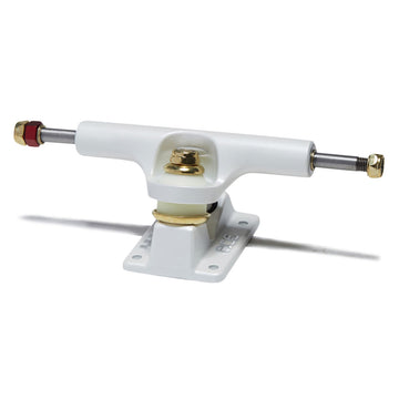 Ace AF1 Satin White Skateboard Trucks - Chrome - 22