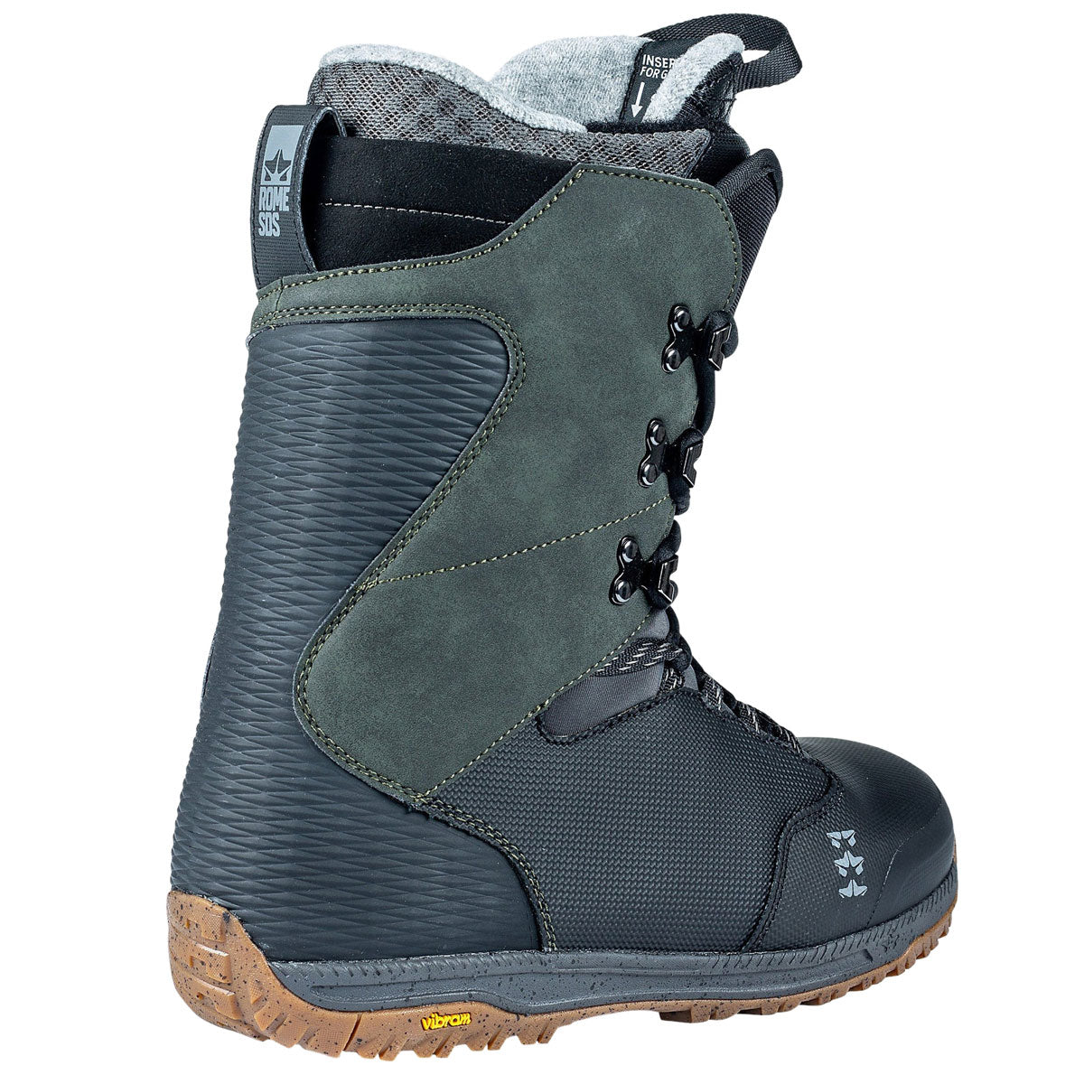 Rome SDS Libertine Lace 2024 Snowboard Boots - Black image 3