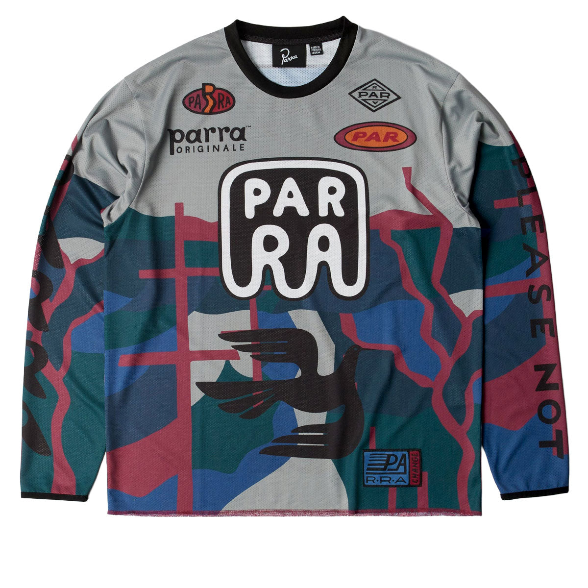 By Parra Dirt Jumper Long Sleeve T-Shirt - Grey image 1