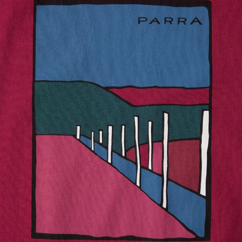 By Parra Beach Parking T-Shirt - Raspberry