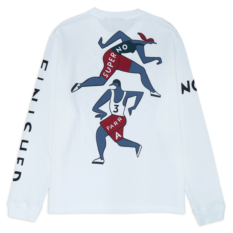 By Parra Not Finished Long Sleeve T-Shirt - White