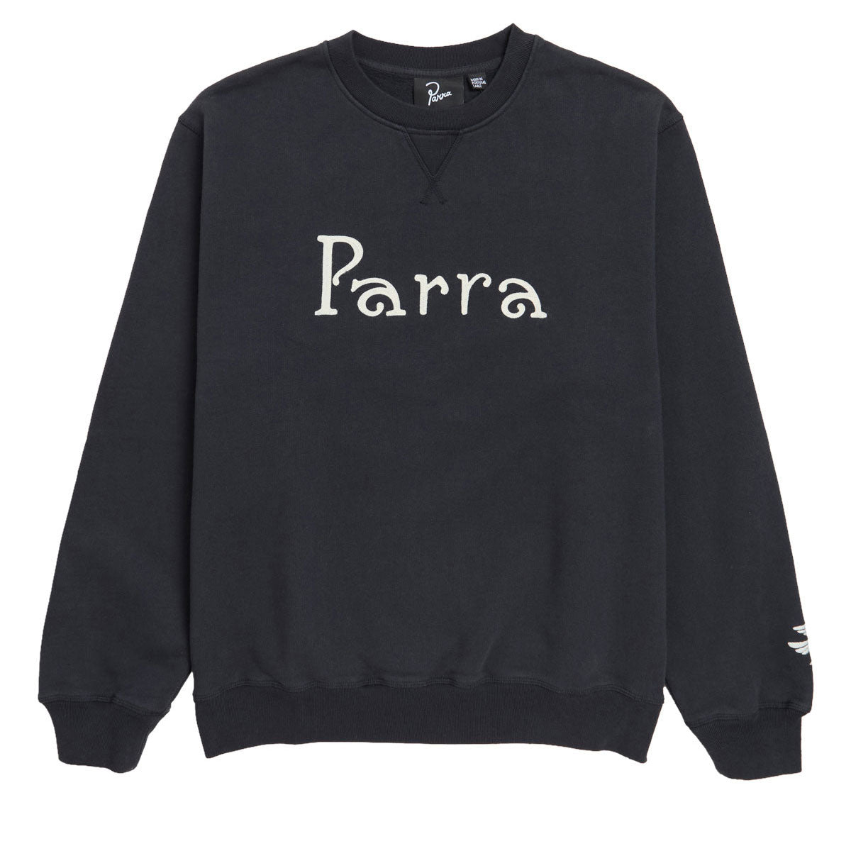 By Parra Weird Trad Logo Sweatshirt - Dark Navy image 1