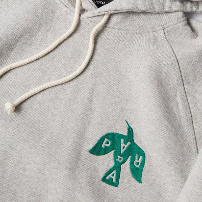 By Parra Crow Logo Hoodie - Heather Grey