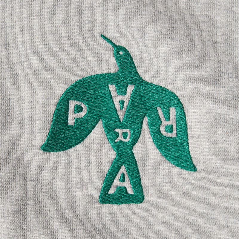 By Parra Crow Logo Hoodie - Heather Grey
