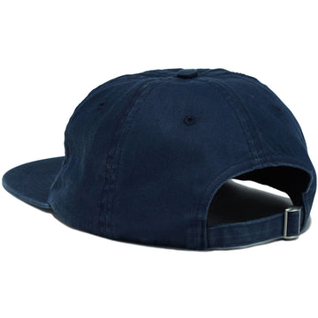 By Parra Scripted 6 Panel Hat - Navy Blue