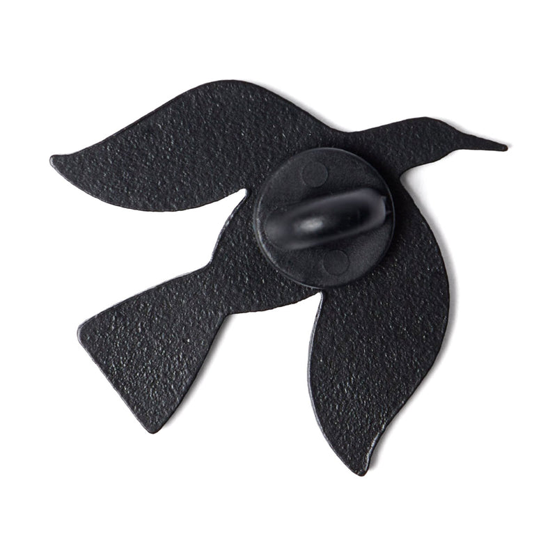 By Parra Crow Enamel Pin - Black