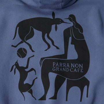By Parra Non Grand Cafe Hoodie - Blue