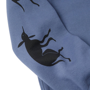 By Parra Non Grand Cafe Hoodie - Blue