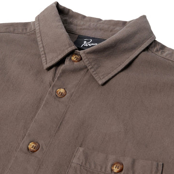 By Parra Crooked Face Short Sleeve Shirt - Brown