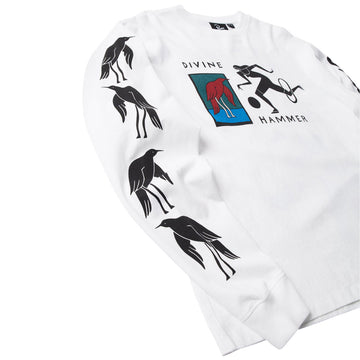By Parra Divine Hammer Long Sleeve T-Shirt - White