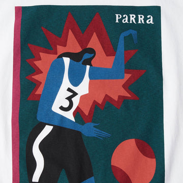By Parra Baseketball T-Shirt - White