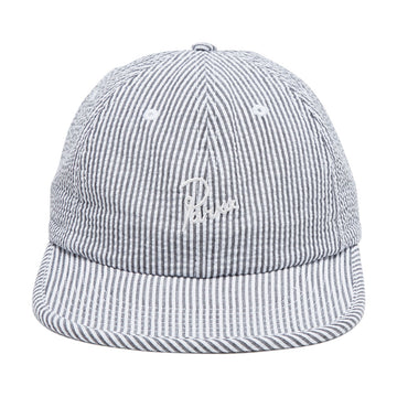 By Parra Signature 6 Panel Hat - Black Seersucker